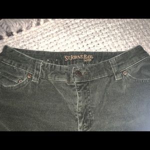 St.John’s Bay Petite Corduroy green pants